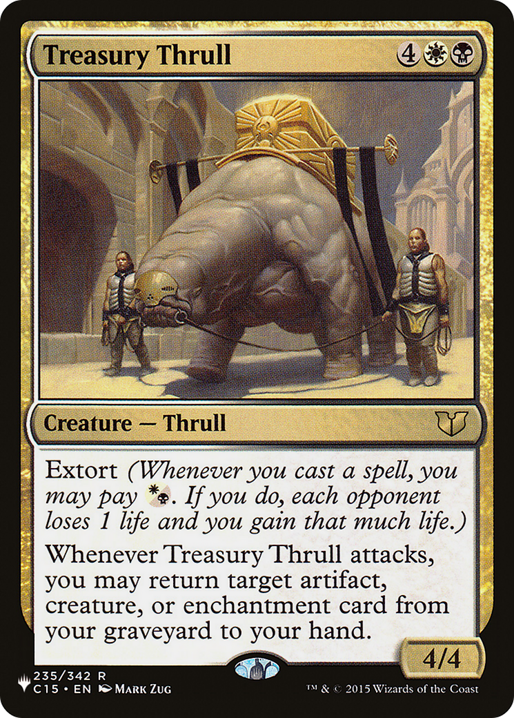 Magic: The Gathering - Treasury Thrull - The List