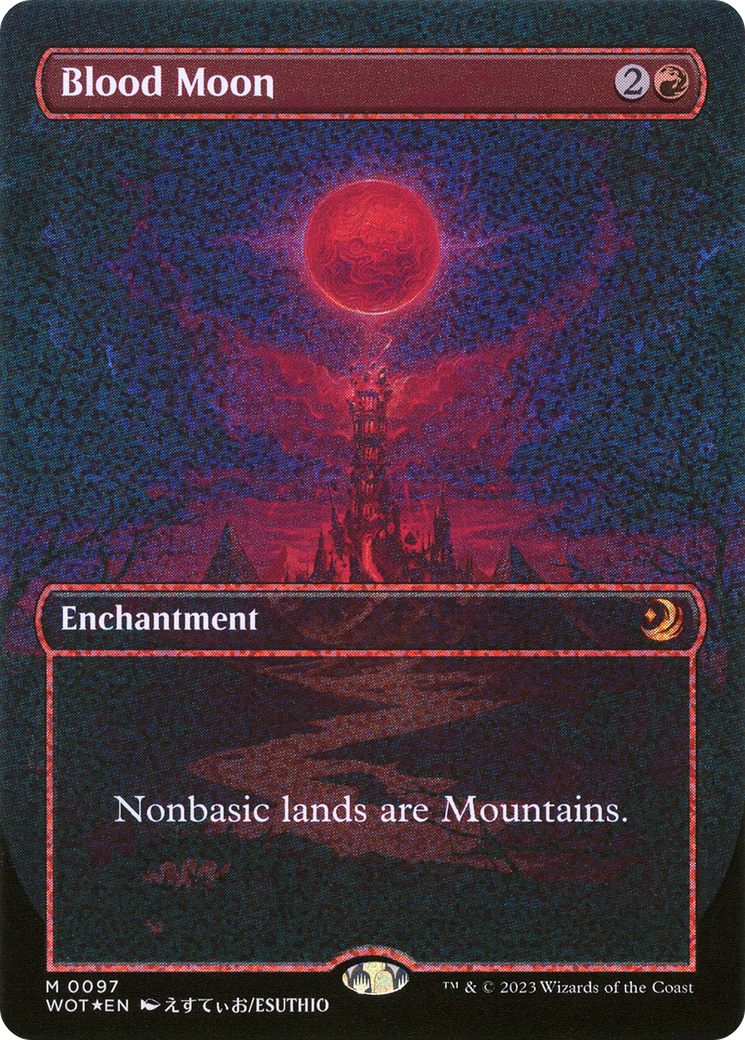 Magic: The Gathering - Blood Moon Foil - Wilds of Eldraine: Enchanting Tales