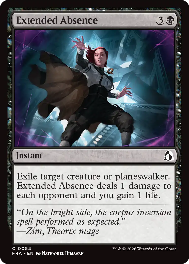 Magic: The Gathering - Extended Absence Foil - Reality Fracture