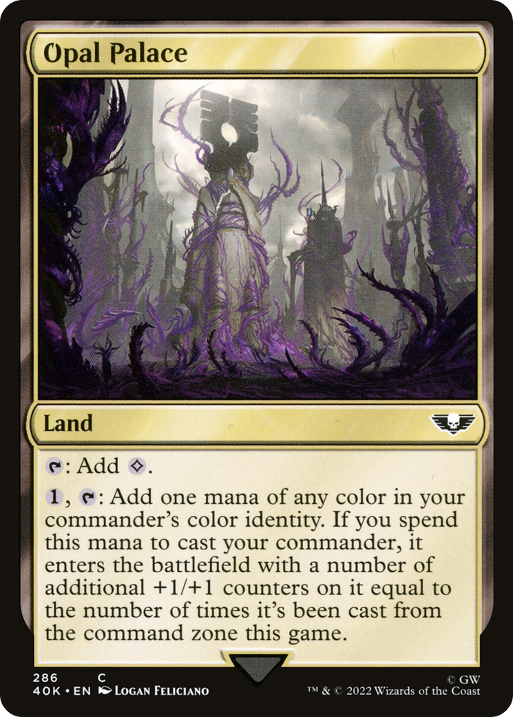 Magic: The Gathering - Opal Palace - Warhammer 40000 Commander