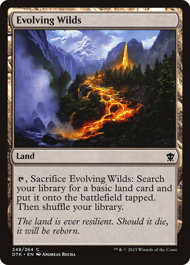 Magic: The Gathering - Evolving Wilds Foil - Dragons of Tarkir