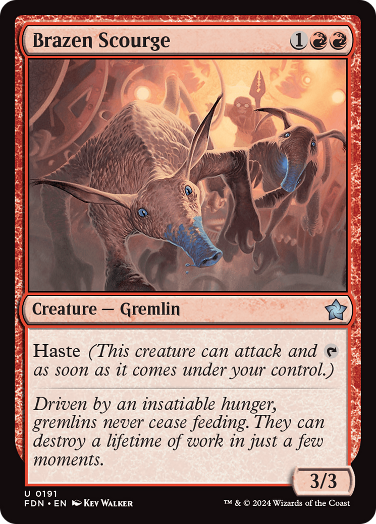 Magic: The Gathering - Brazen Scourge Foil - Foundations