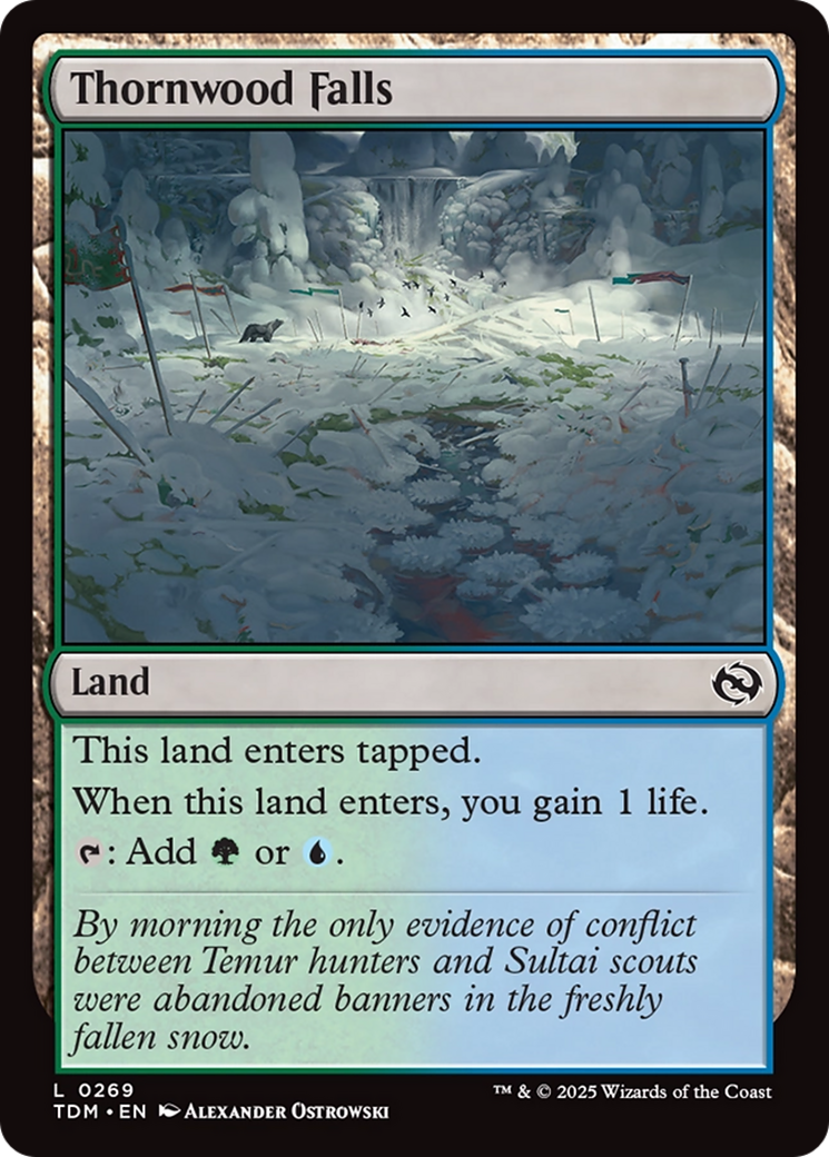 Magic: The Gathering - Thornwood Falls - Tarkir: Dragonstorm
