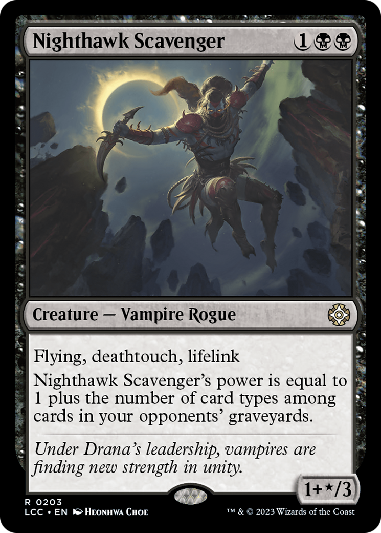 Magic: The Gathering - Nighthawk Scavenger - The Lost Caverns of Ixalan Commander