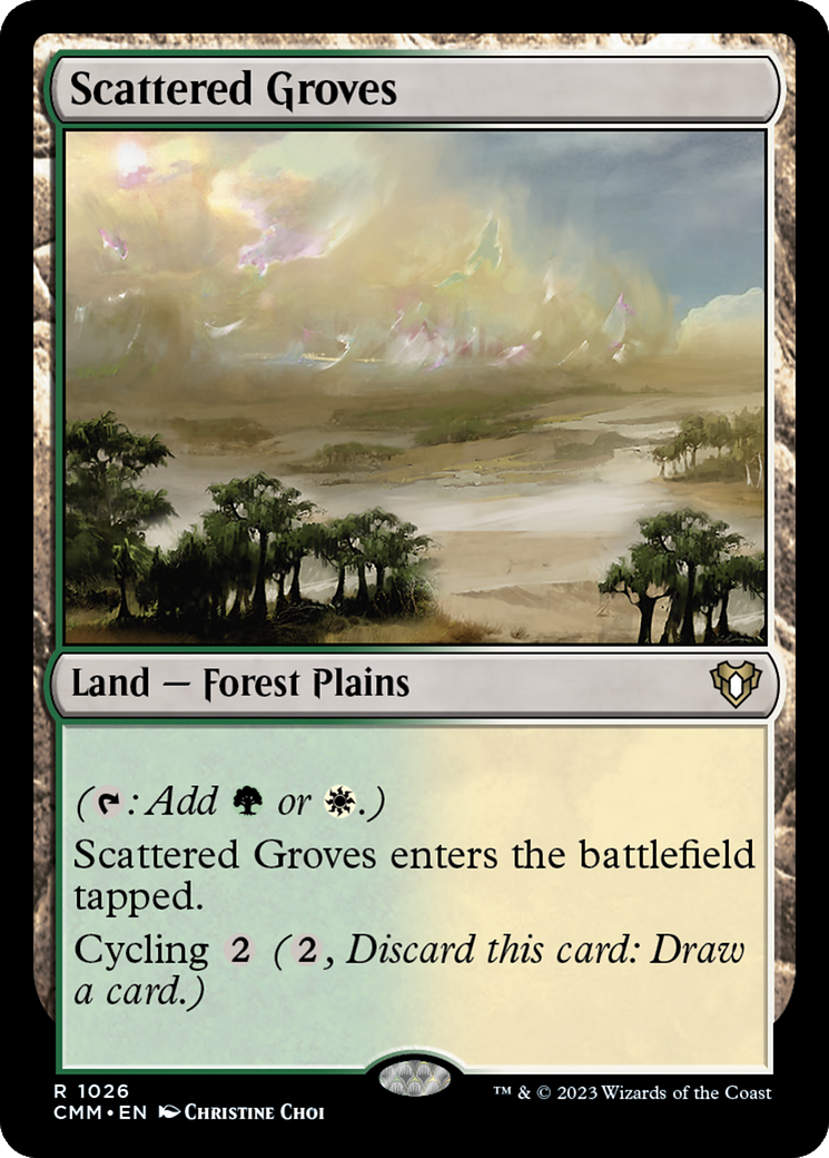 Magic: The Gathering - Scattered Groves - Commander Masters