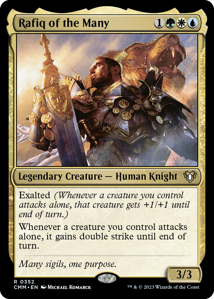 Magic: The Gathering - Rafiq of the Many Foil - Commander Masters