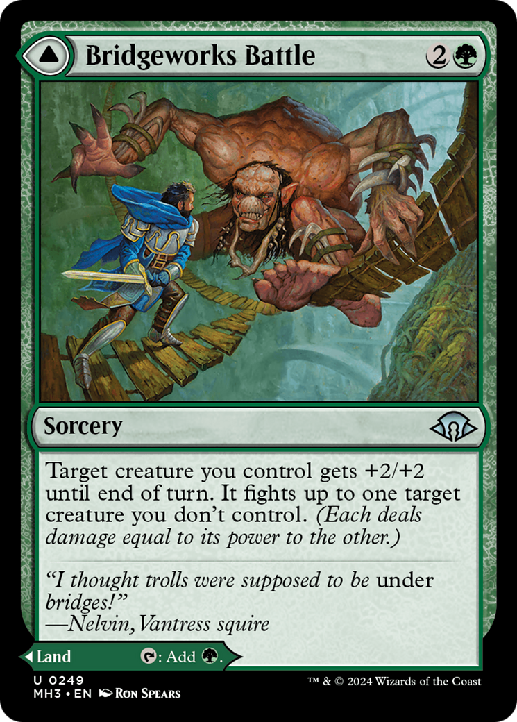 Magic: The Gathering - Bridgeworks Battle // Tanglespan Bridgeworks Foil - Modern Horizons 3