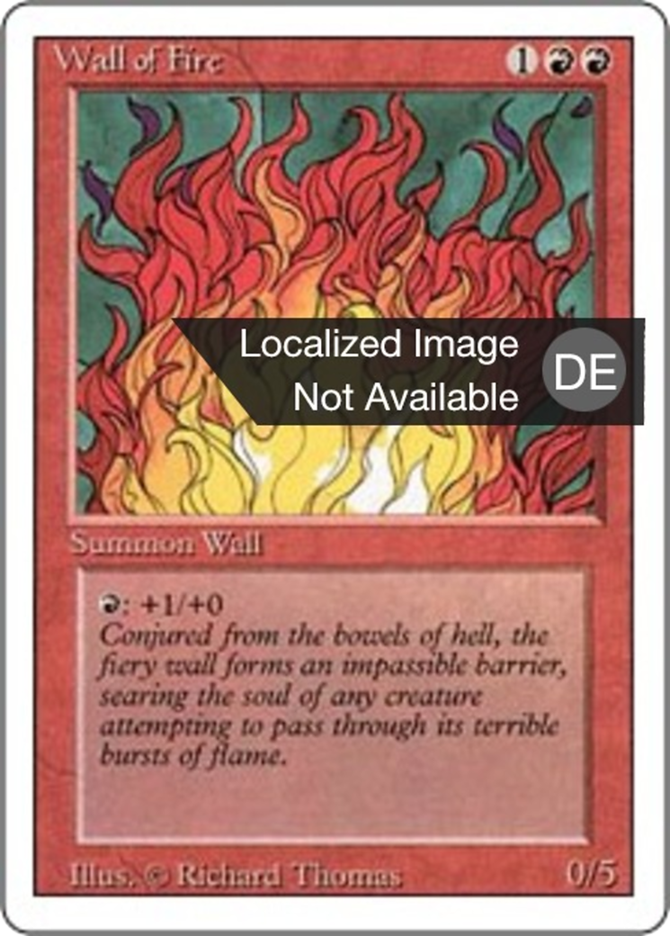 Magic: The Gathering - Feuerwand - Revised Edition