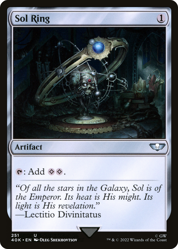Magic: The Gathering - Sol Ring - Warhammer 40000 Commander