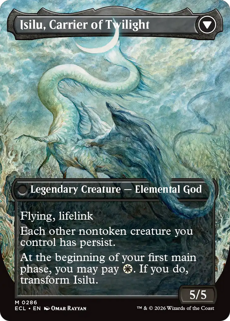 Magic: The Gathering - Eirdu, Carrier of Dawn // Isilu, Carrier of Twilight Foil - Lorwyn Eclipsed