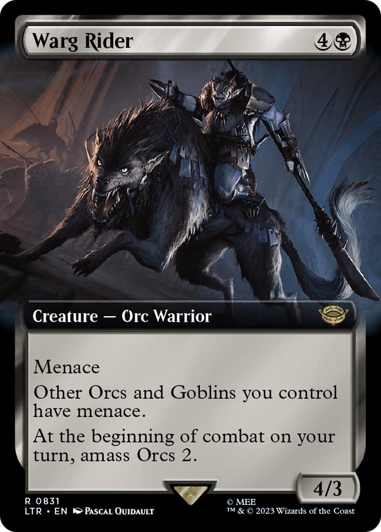 Magic: The Gathering - Warg Rider - The Lord of the Rings: Tales of Middle-earth