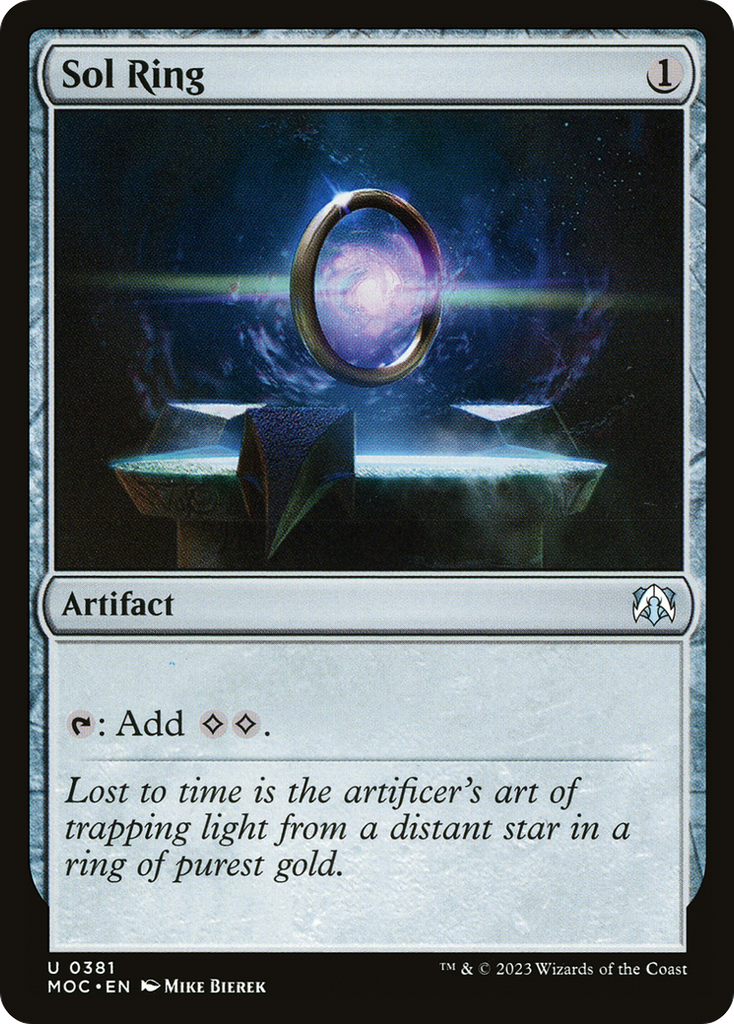 Magic: The Gathering - Sol Ring - March of the Machine Commander