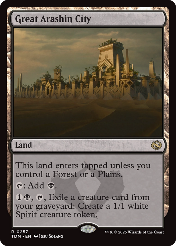 Magic: The Gathering - Great Arashin City Foil - Tarkir: Dragonstorm