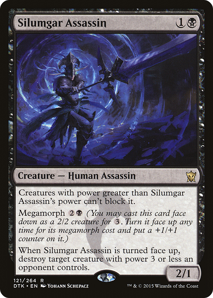 Magic: The Gathering - Silumgar Assassin Foil - Dragons of Tarkir