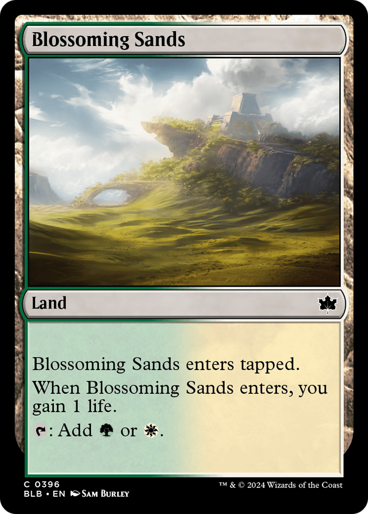 Magic: The Gathering - Blossoming Sands - Bloomburrow