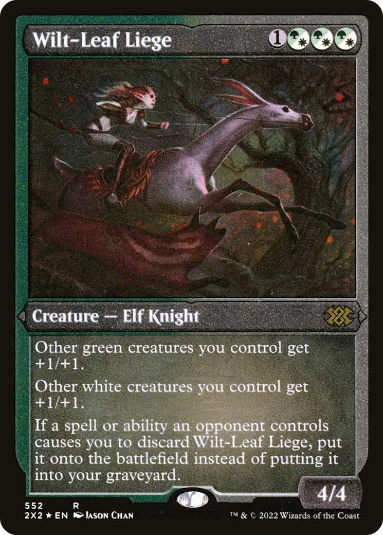 Magic: The Gathering - Wilt-Leaf Liege Foil - Double Masters 2022