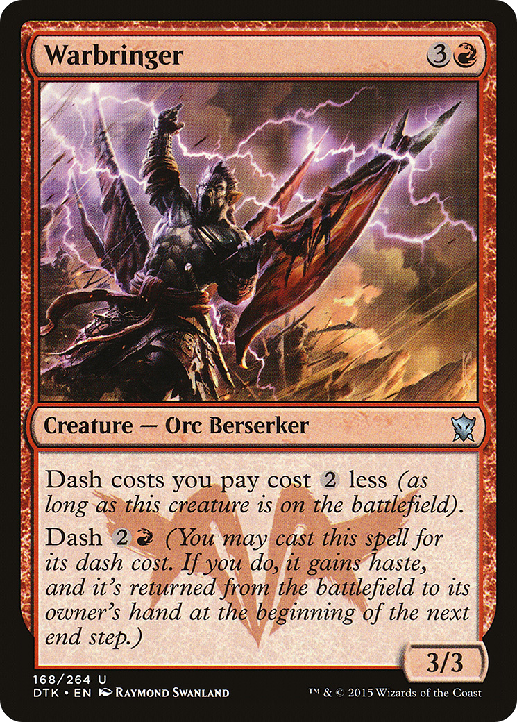 Magic: The Gathering - Warbringer Foil - Dragons of Tarkir