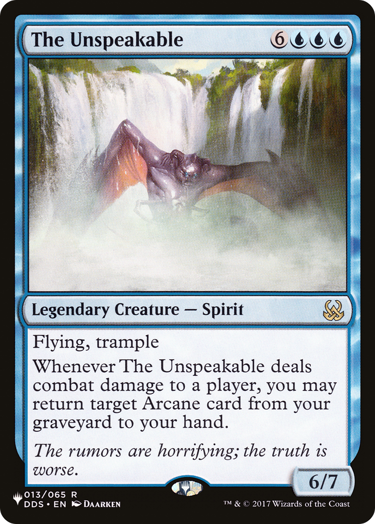Magic: The Gathering - The Unspeakable - The List