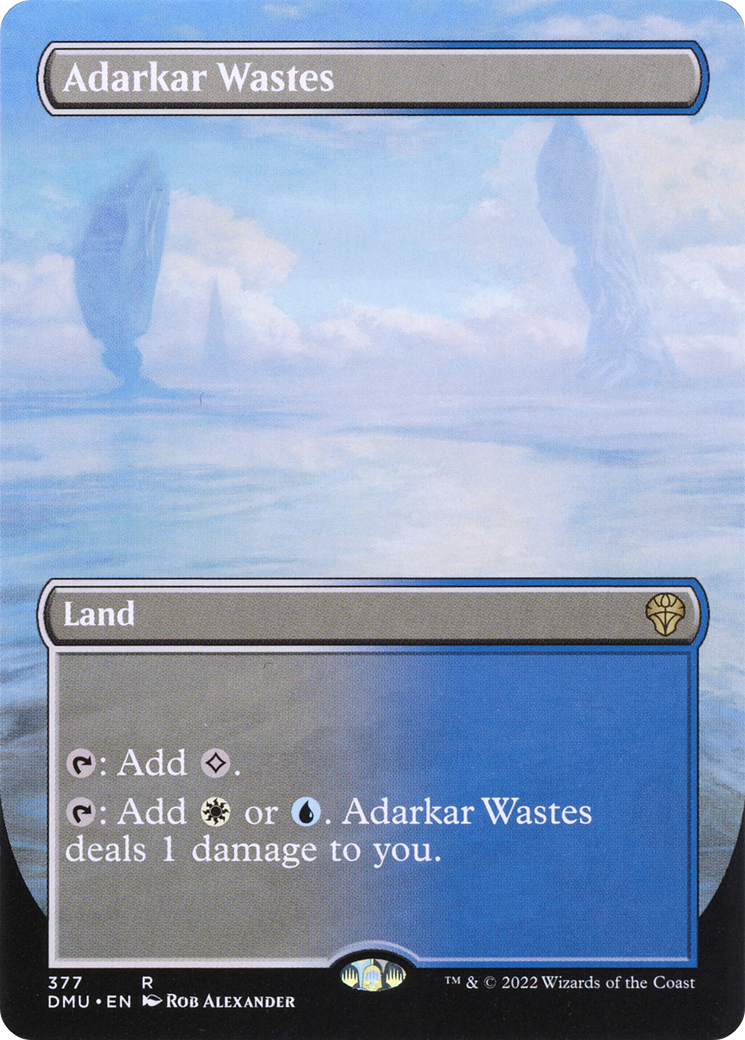 Magic: The Gathering - Adarkar Wastes Foil - Dominaria United