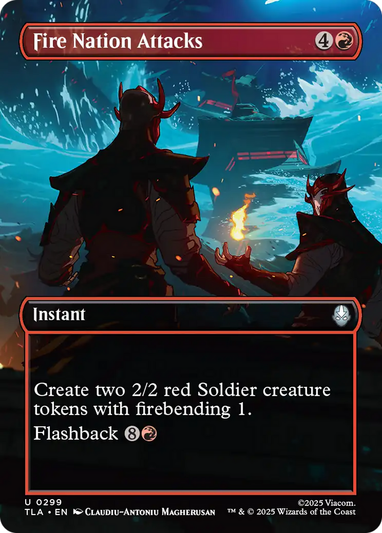 Magic: The Gathering - Fire Nation Attacks Foil - Avatar: The Last Airbender