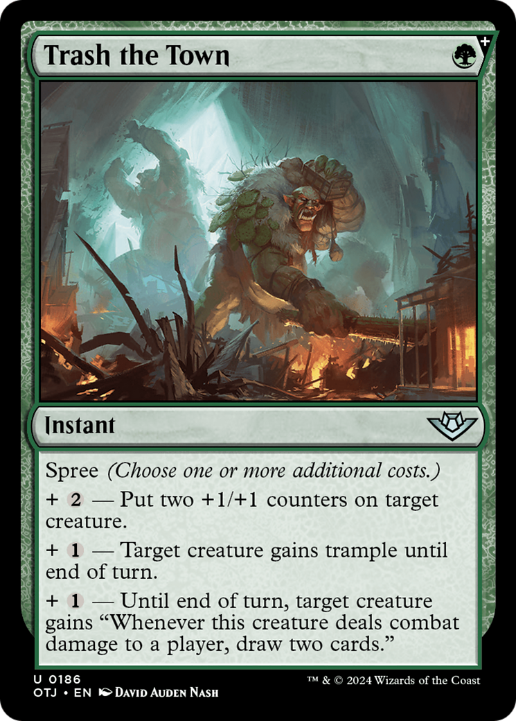 Magic: The Gathering - Trash the Town Foil - Outlaws of Thunder Junction