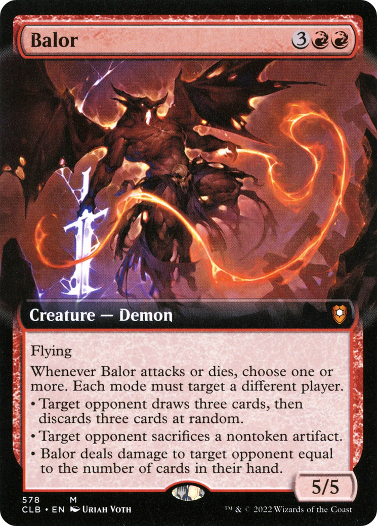 Magic: The Gathering - Balor Foil - Commander Legends: Battle for Baldur's Gate