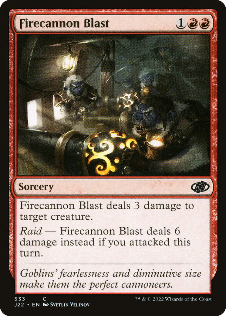 Magic: The Gathering - Firecannon Blast - Jumpstart 2022