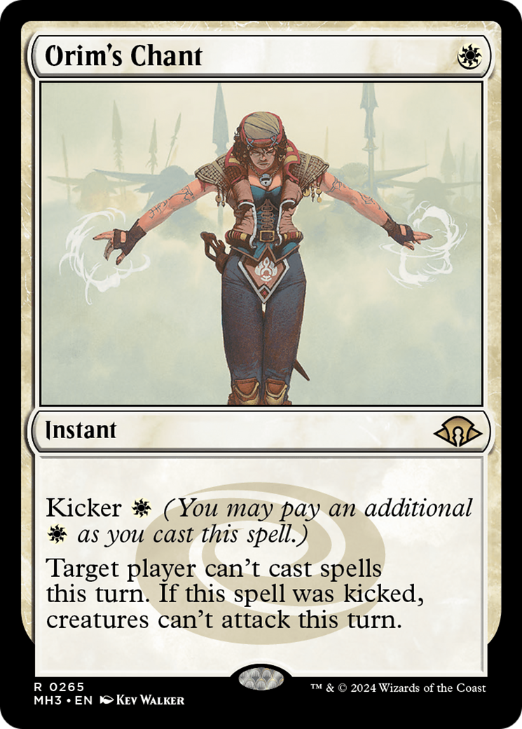 Magic: The Gathering - Orim's Chant Foil - Modern Horizons 3