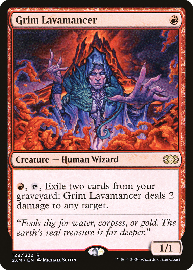 Magic: The Gathering - Grim Lavamancer Foil - Double Masters
