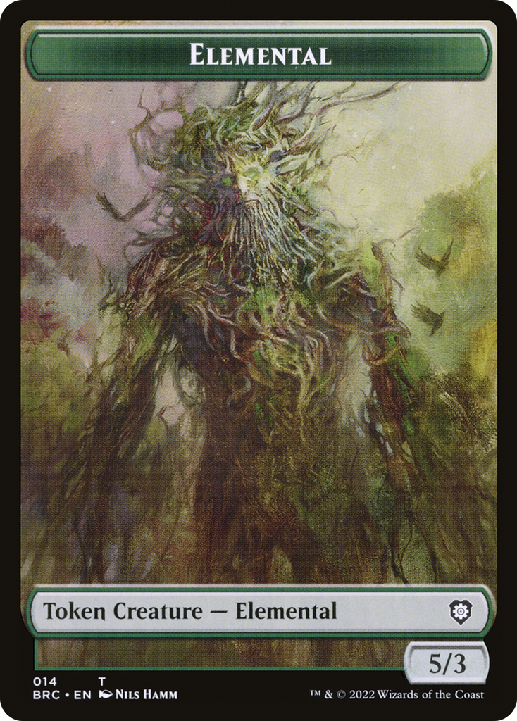 Magic: The Gathering - Elemental Token - The Brothers' War Commander Tokens