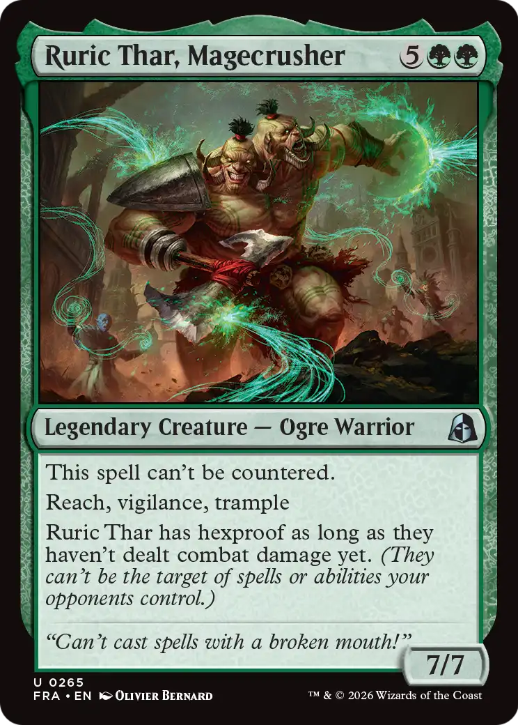 Magic: The Gathering - Ruric Thar, Magecrusher - Reality Fracture