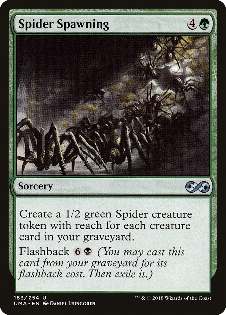 Magic: The Gathering - Spider Spawning Foil - Ultimate Masters