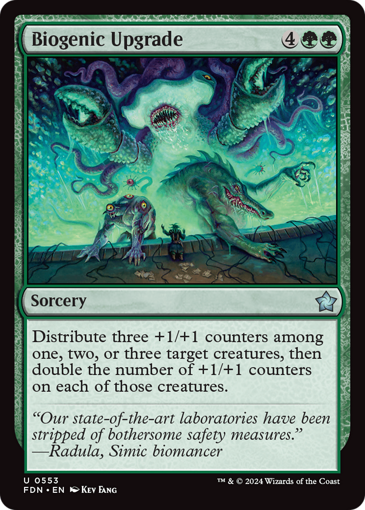 Magic: The Gathering - Biogenic Upgrade - Foundations