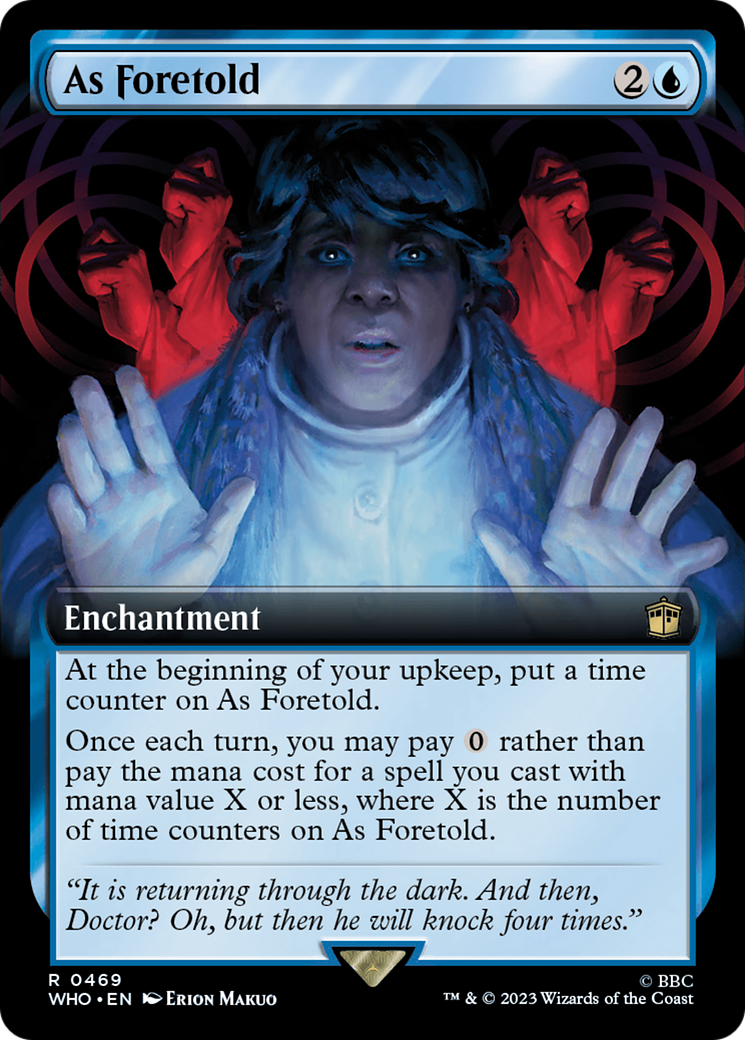 Magic: The Gathering - As Foretold Foil - Doctor Who