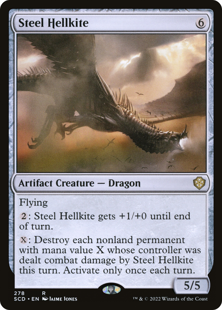 Magic: The Gathering - Steel Hellkite - Starter Commander Decks