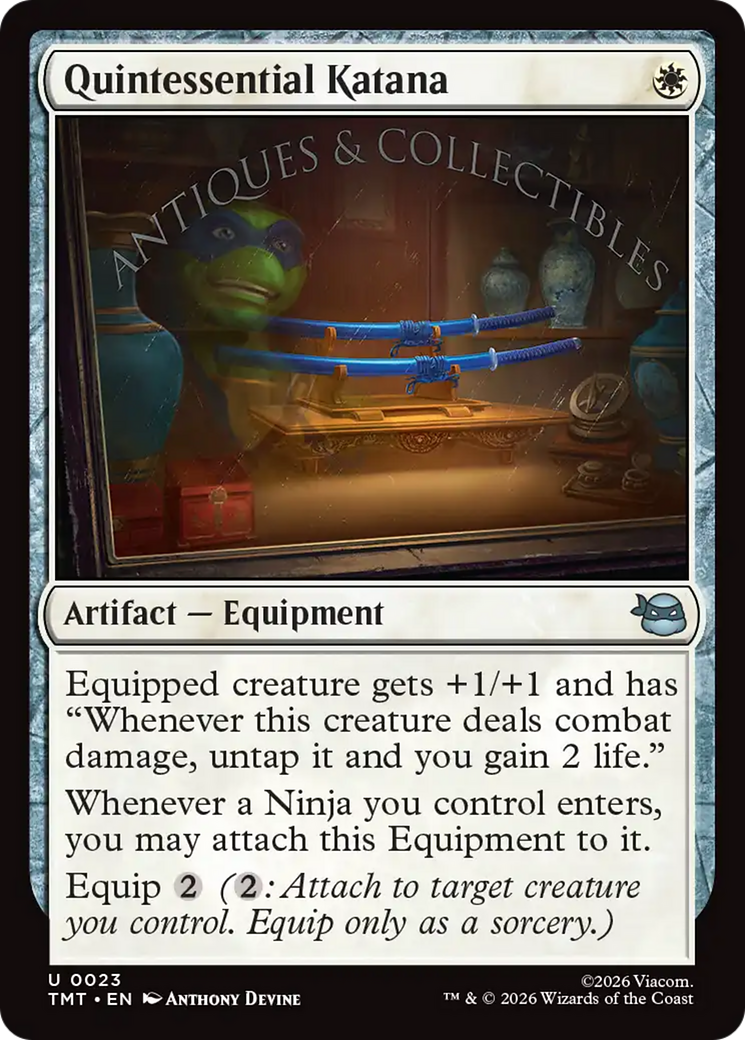 Magic: The Gathering - Quintessential Katana - Teenage Mutant Ninja Turtles