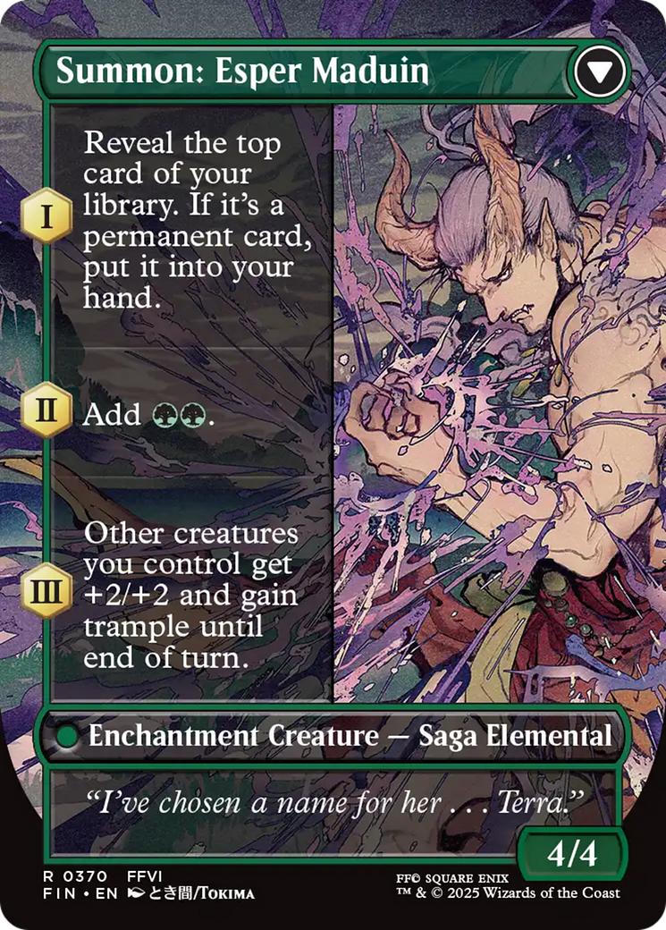 Magic: The Gathering - Esper Origins // Summon: Esper Maduin Foil - Final Fantasy