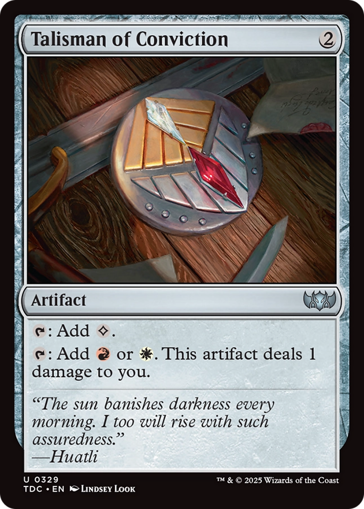 Magic: The Gathering - Talisman of Conviction - Tarkir: Dragonstorm Commander