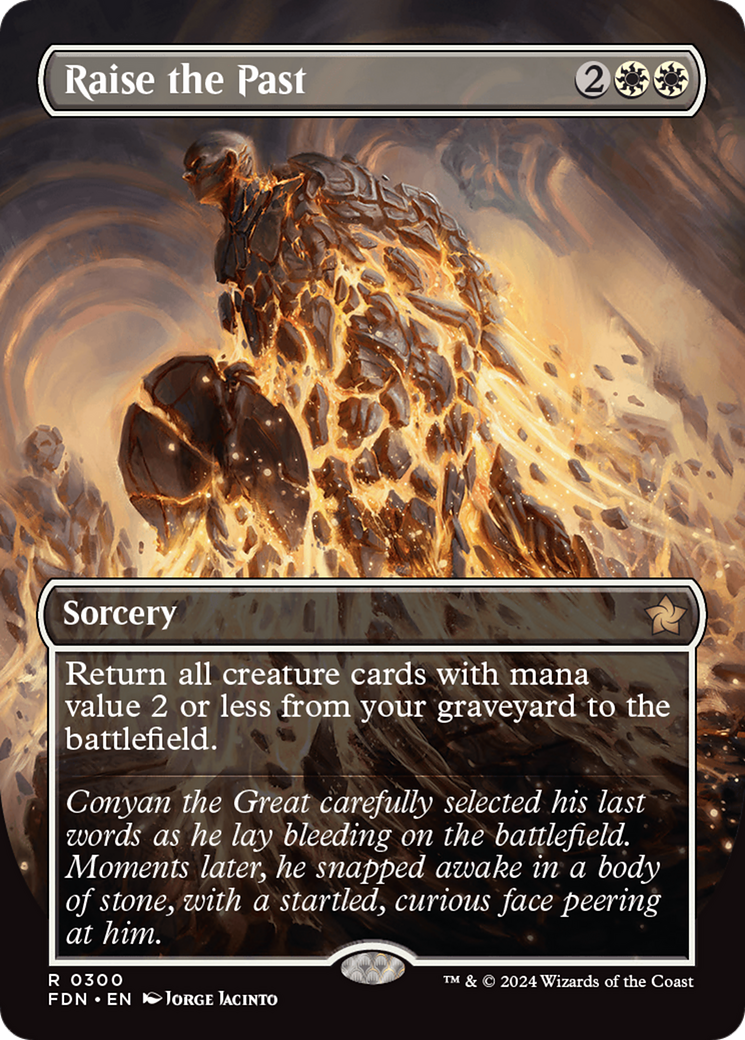 Magic: The Gathering - Raise the Past Foil - Foundations