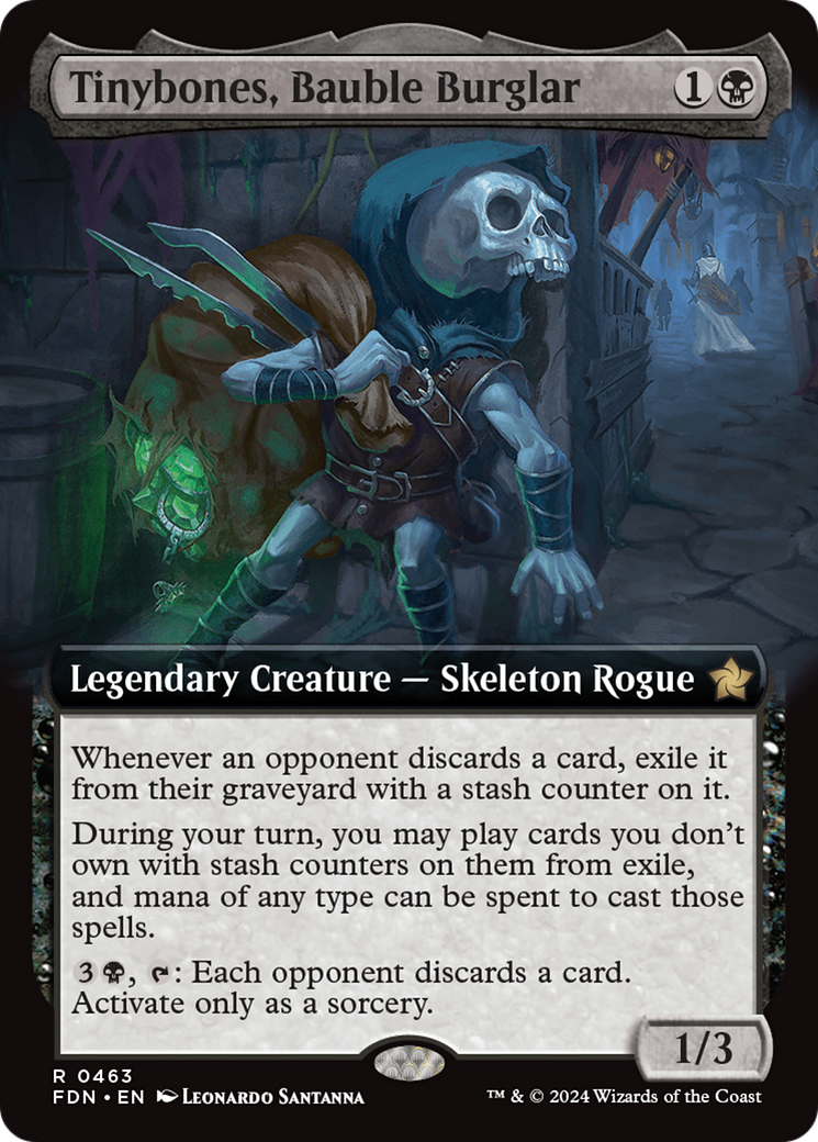 Magic: The Gathering - Tinybones, Bauble Burglar Foil - Foundations