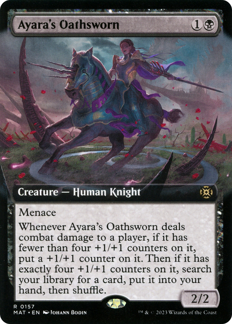 Magic: The Gathering - Ayara's Oathsworn Foil - March of the Machine: The Aftermath