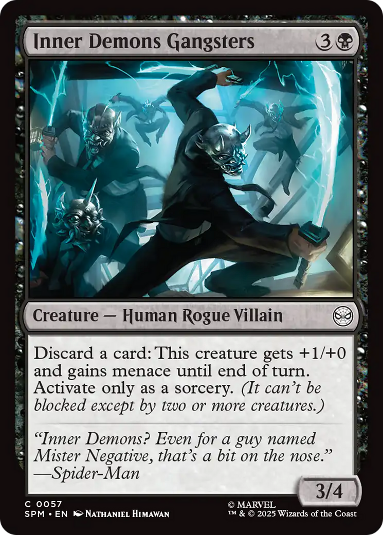 Magic: The Gathering - Inner Demons Gangsters Foil - Marvel's Spider-Man