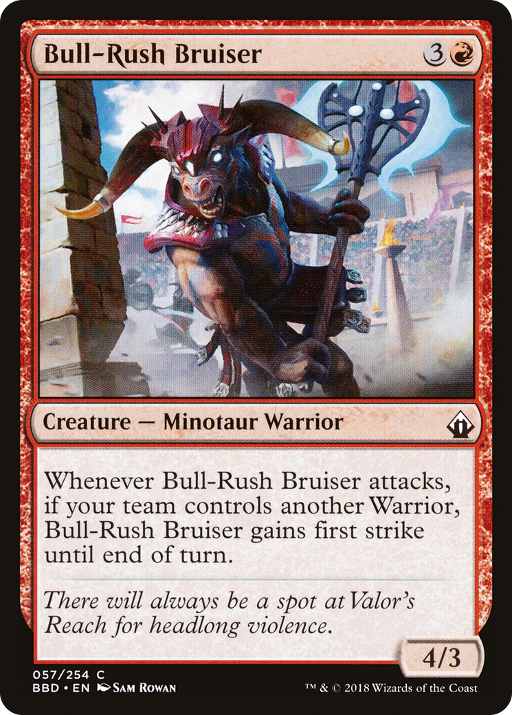 Magic: The Gathering - Bull-Rush Bruiser Foil - Battlebond