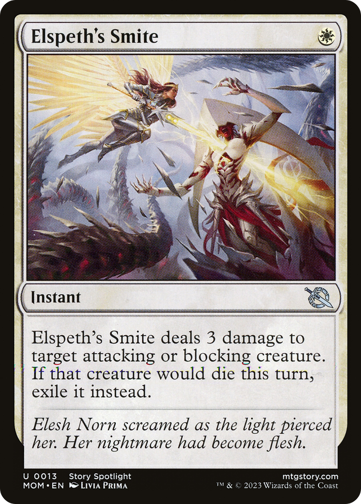 Magic: The Gathering - Elspeth's Smite Foil - March of the Machine