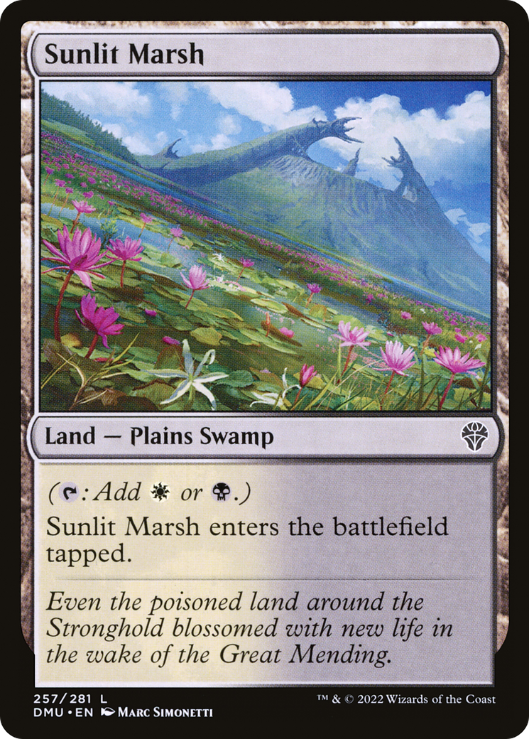 Magic: The Gathering - Sunlit Marsh Foil - Dominaria United