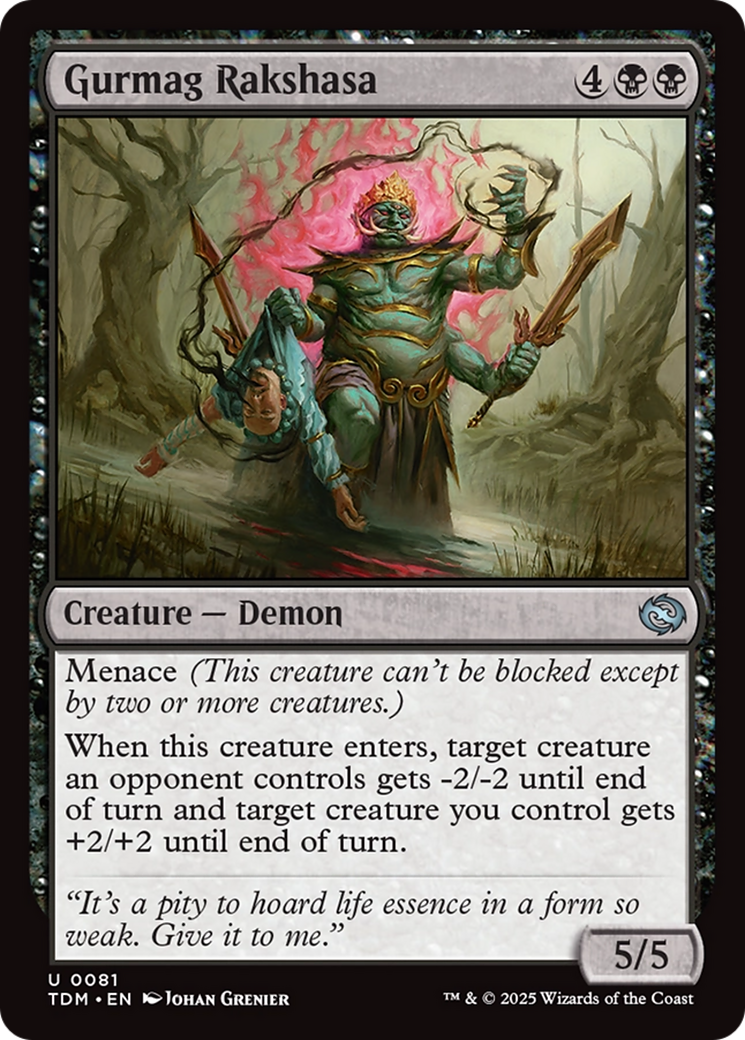 Magic: The Gathering - Gurmag Rakshasa - Tarkir: Dragonstorm