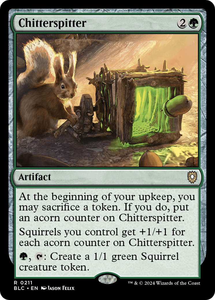 Magic: The Gathering - Chitterspitter - Bloomburrow Commander