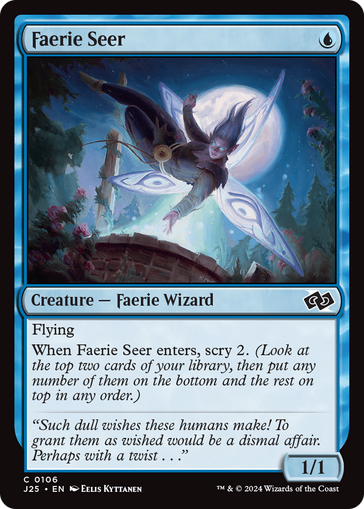 Magic: The Gathering - Faerie Seer - Foundations Jumpstart