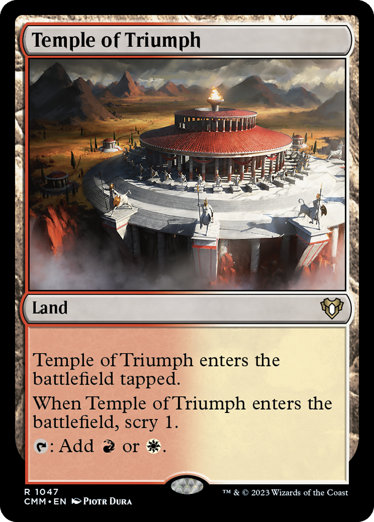 Magic: The Gathering - Temple of Triumph - Commander Masters