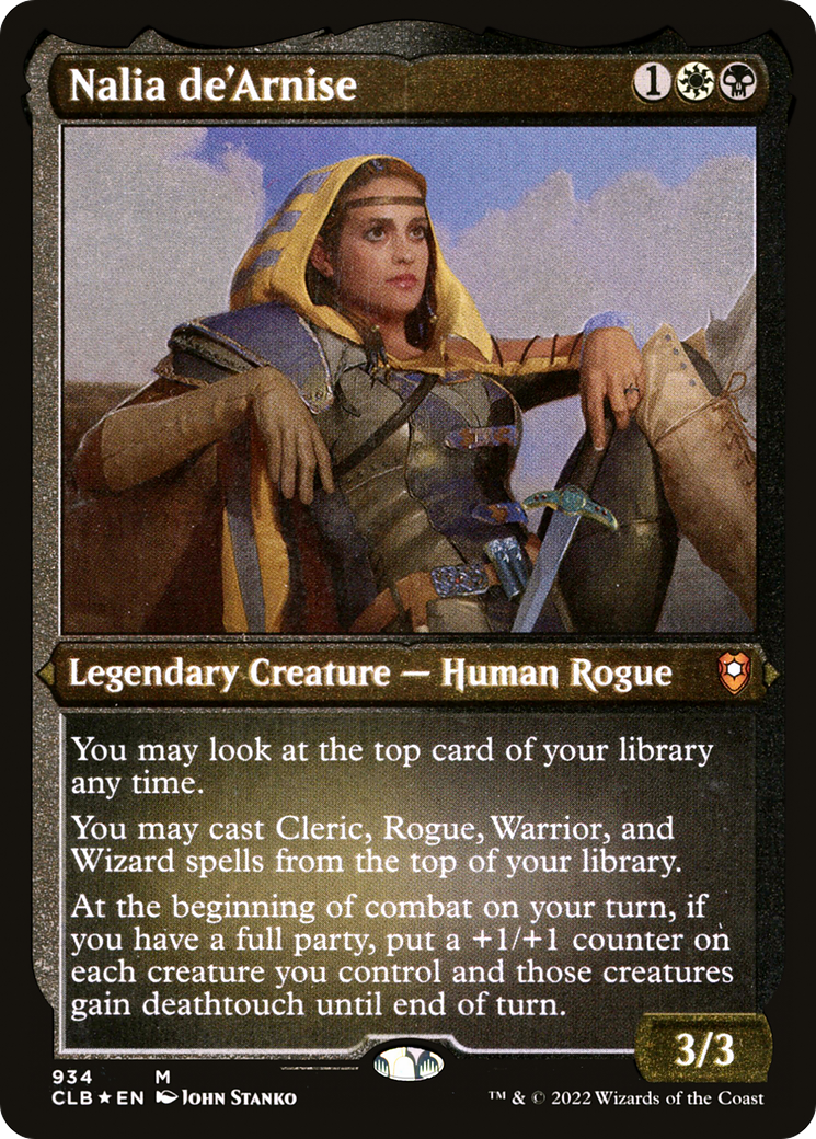 Magic: The Gathering - Nalia de'Arnise Foil - Commander Legends: Battle for Baldur's Gate